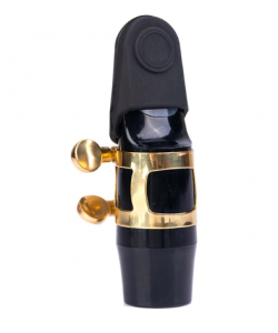 LoveinDIY Soprano Sax Saxophone Mouthpiece Mouth with Ligature Cap Silver Reeds Sax Parts 