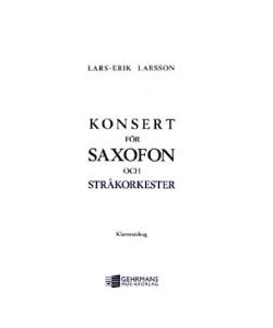 KONSERT for Saxophon Op.14...