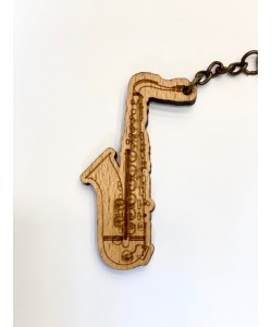 ADSX - Saxophone wood Keychain