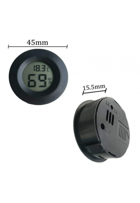 ADSX - Mini higrometer and thermometer for reeds/instrument (Circle)